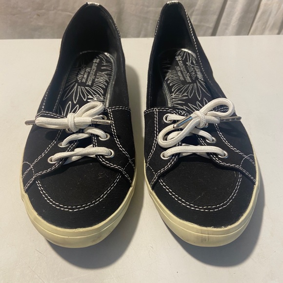 Naturalizer black canvas slip on shoes size 8N - Picture 2 of 5